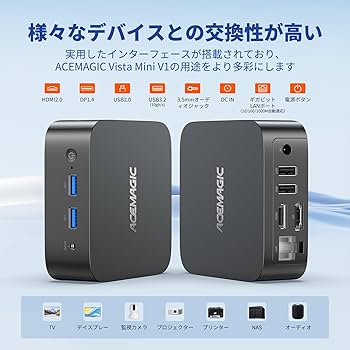 Amazon.co.jp: ACEMAGIC ミニPC N150 Mini PC【16GB+512GB ssd