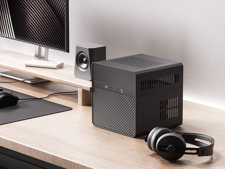 Amazon.co.jp: JONSBO N2 ブラック NAS ITX ケース 5+ 1 ディスクベイ