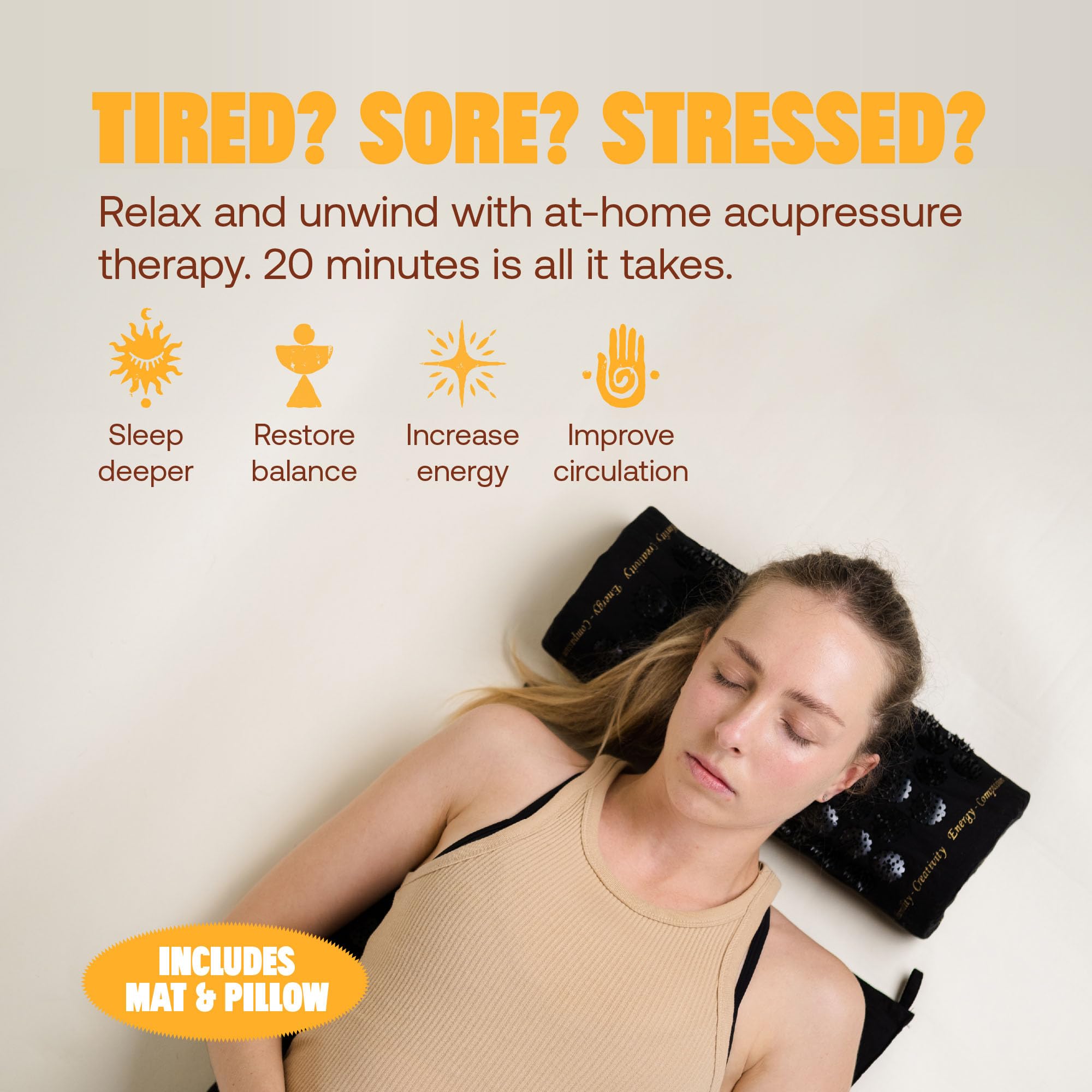 Amazon.com: ShaktiMat Classic Acupressure Mat & Neck Pillow Set