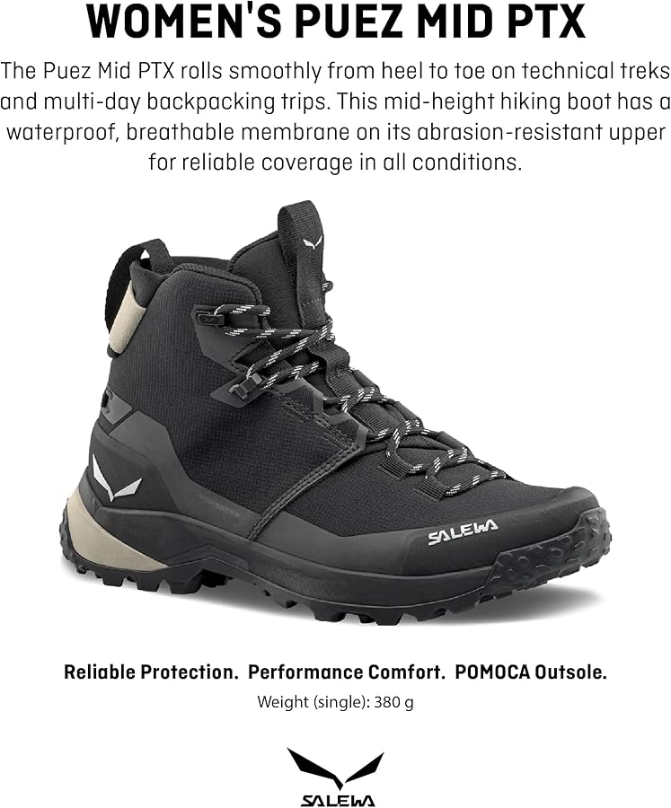 Amazon.com | Salewa Women's Puez 2 Mid Powertex Boots - Waterproof