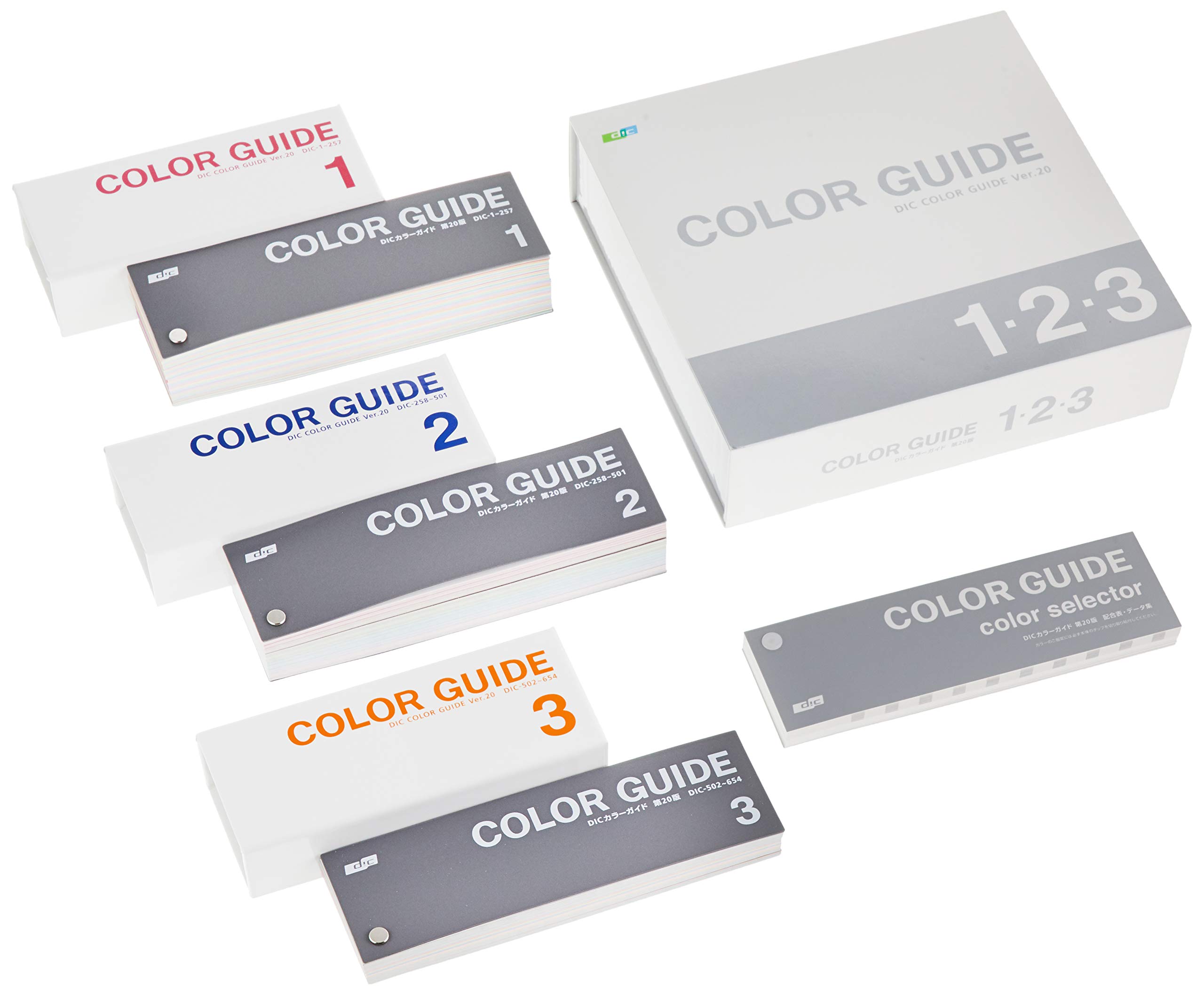Amazon | DIC カラーガイドPART1 1巻・2巻・3巻 第20版 | 配色カード