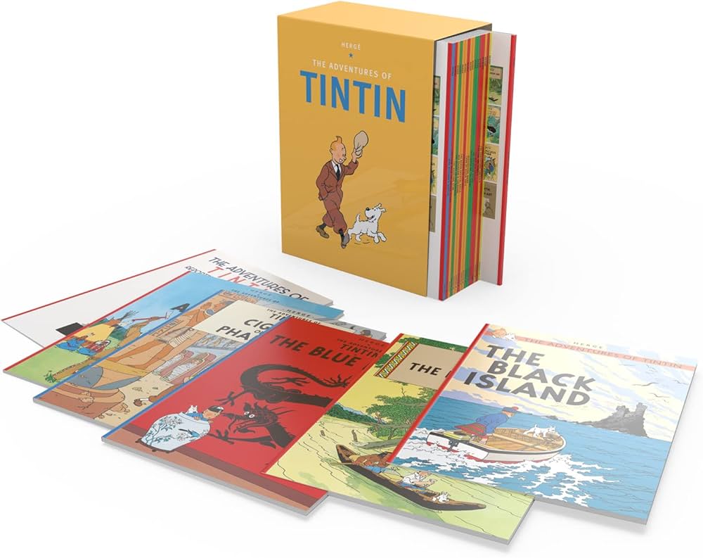 Amazon.com: Tintin Paperback Boxed Set 23 titles: 7419871290985