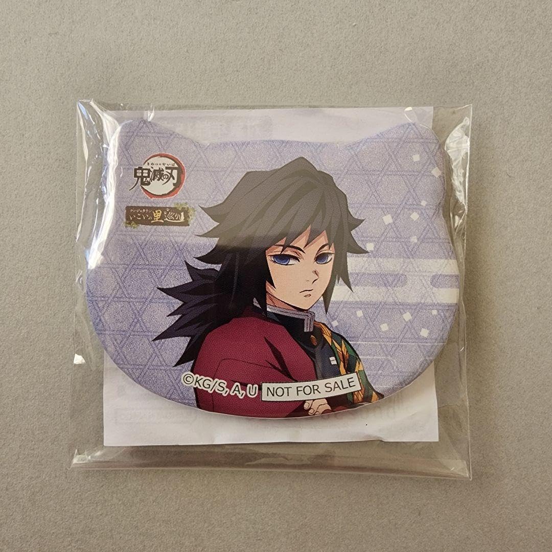 鬼滅の刃ナンジャタウンいこいの里巡りミニゲームねこ型缶バッジ蜜璃