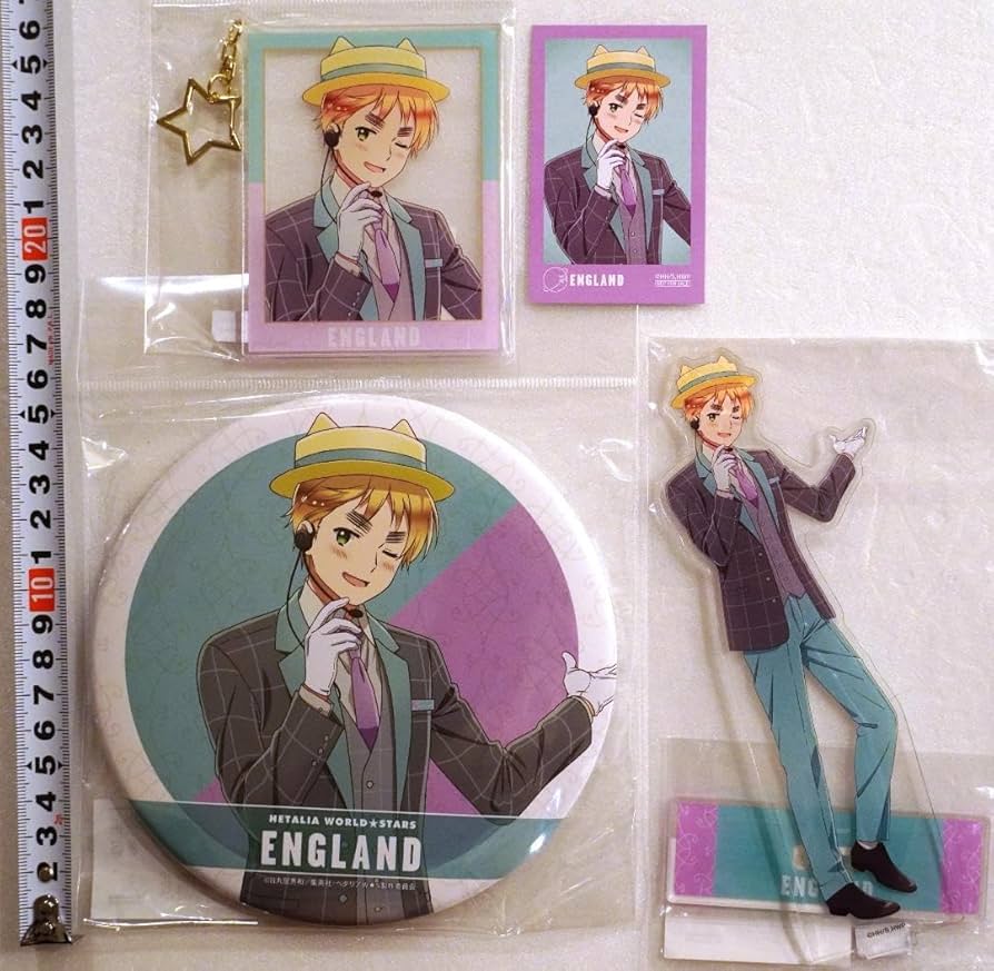 Amazon.co.jp: ヘタリア WorldStars イギリス グッズセット 遊園地Ver+