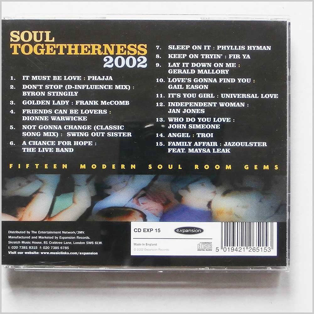 Amazon.co.jp: Soul Togetherness 2002 / Various: ミュージック