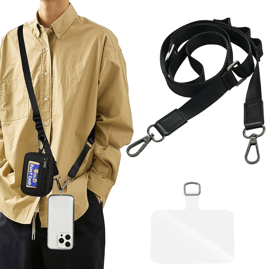 Amazon.co.jp: [Ganve] スマホストラップ 斜めがけ 首掛け 肩掛け 全