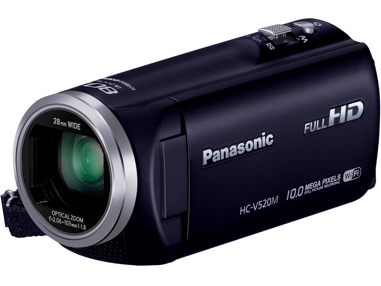 Amazon | パナソニック デジタルハイビジョンビデオカメラ V520 内蔵