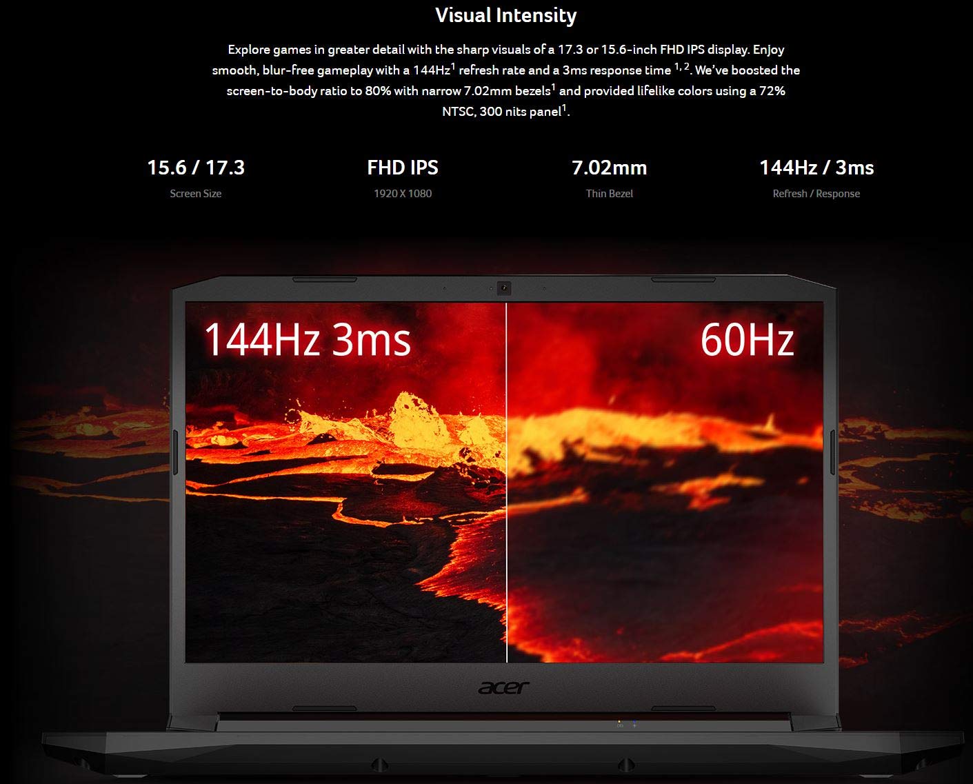 Amazon.co.jp: Acer Nitro 5 15.6インチ FHD 144Hz ゲーミングノート