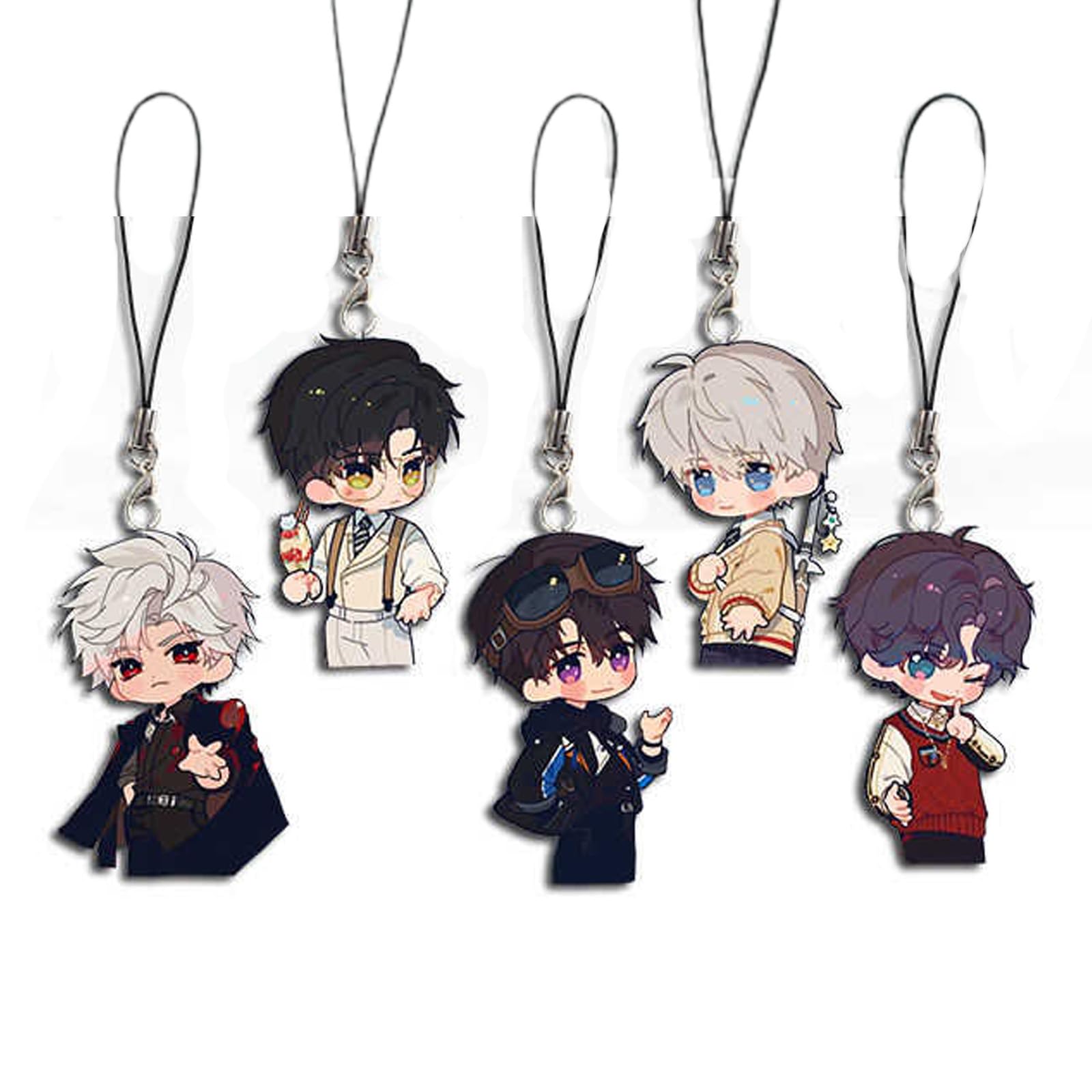 Amazon.co.jp: 恋と深空 シン セイヤ ホムラ レイ マヒル キーホルダー