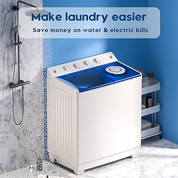 Amazon.com: Auertech Portable Washing Machine, 40lbs Twin Tub