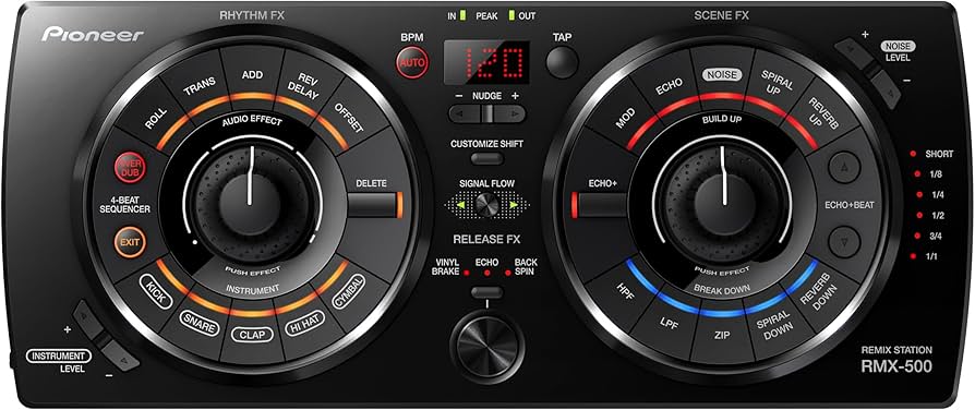 Amazon.com: Pioneer DJ DJ Mixer, Black (RMX-500) : Musical Instruments
