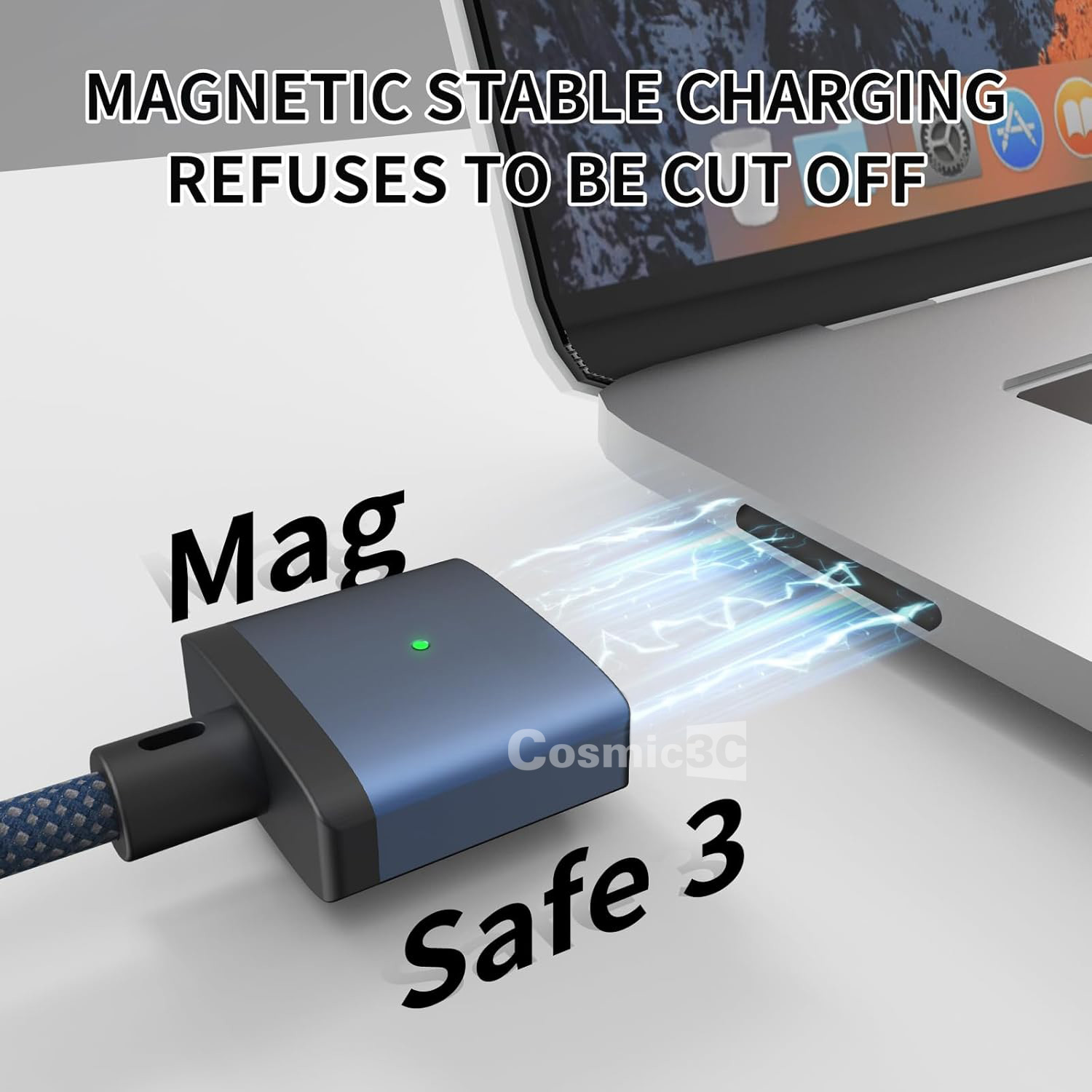 Amazon.co.jp: 140W Type-C Mag-safe3ケーブル（2メートル）急速充電