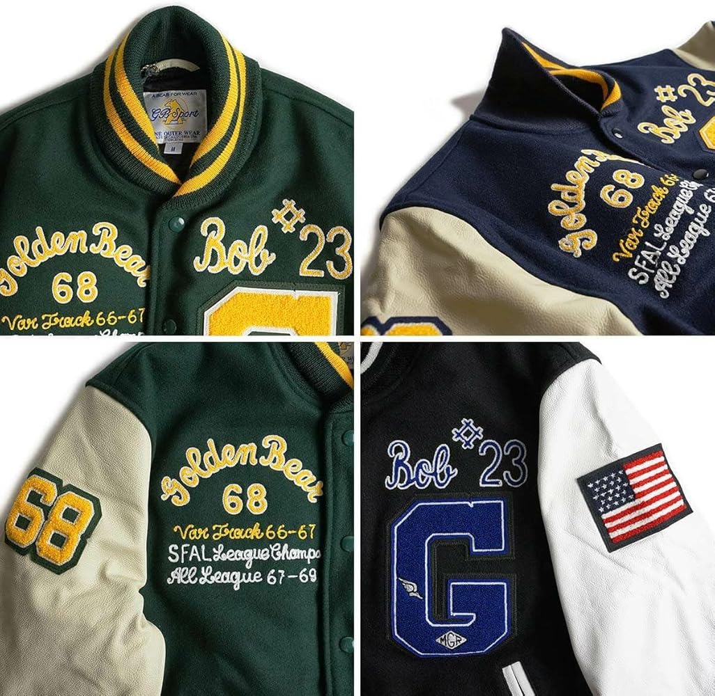 Amazon | [ジービースポーツ] 61BOB スタジャン ワッペンモデル