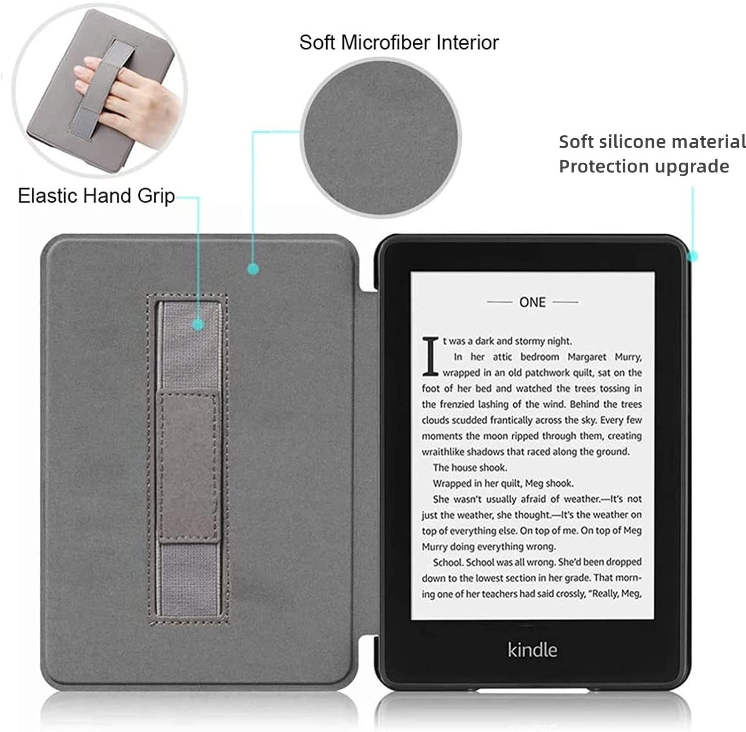 Capa Kindle Paperwhite de 11ª geração de 2021, modelo M2L3EK e