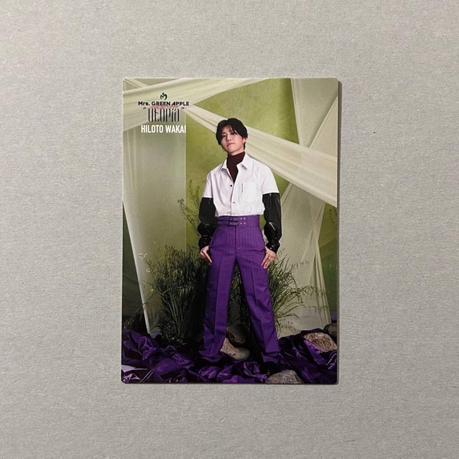 Amazon.co.jp: Mrs. GREEN APPLE Utopia 若井滉斗 006番 6番 フォト