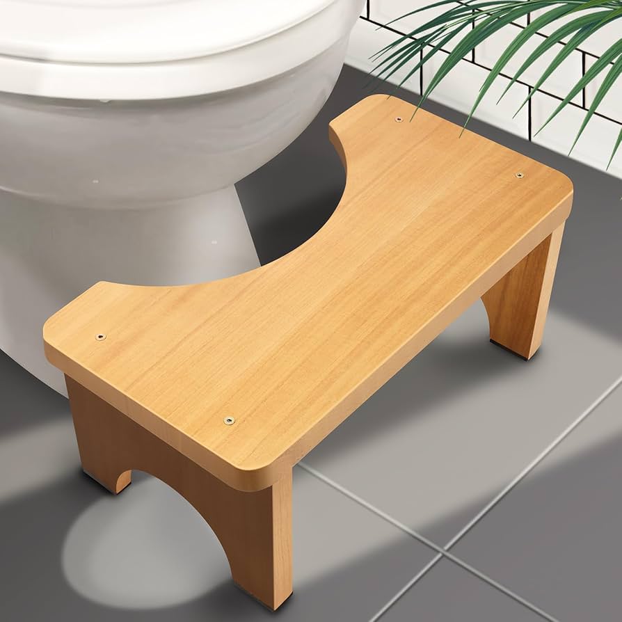Amazon.com: AZEN Toilet Stool Squat Adult, Wood Poop Stool for