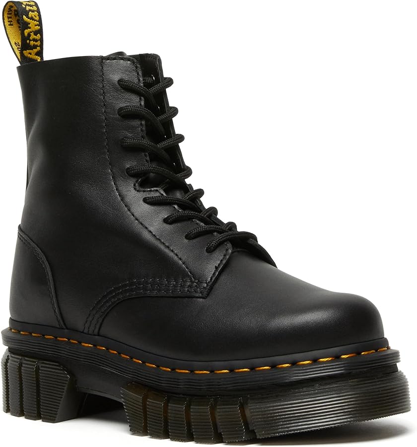 Amazon.com | Dr. Martens Women's Audrick 8-Eye Boot Combat, Black