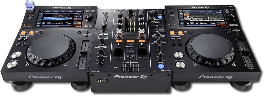 Amazon.com: Pioneer DJM-450 2-Channel DJ Mixer with 2x DJ XDJ-700
