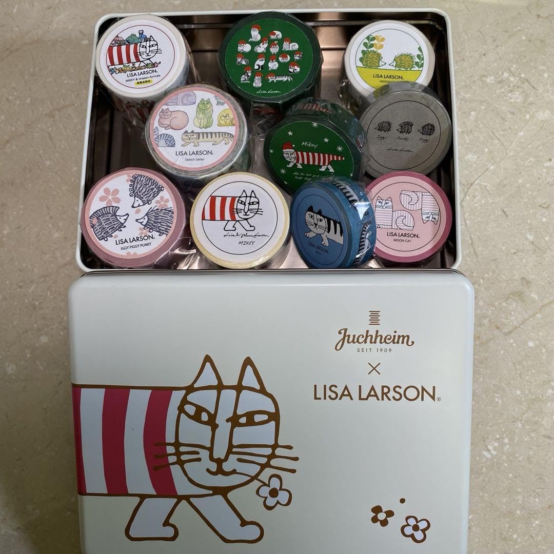 Amazon.co.jp: リサラーソン マスキングテープ マイキー 缶ケース