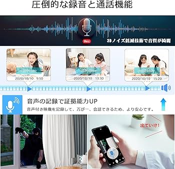 Amazon.co.jp: 【500万高画素夜間カラー・金属製】YESKAMOO 防犯カメラ