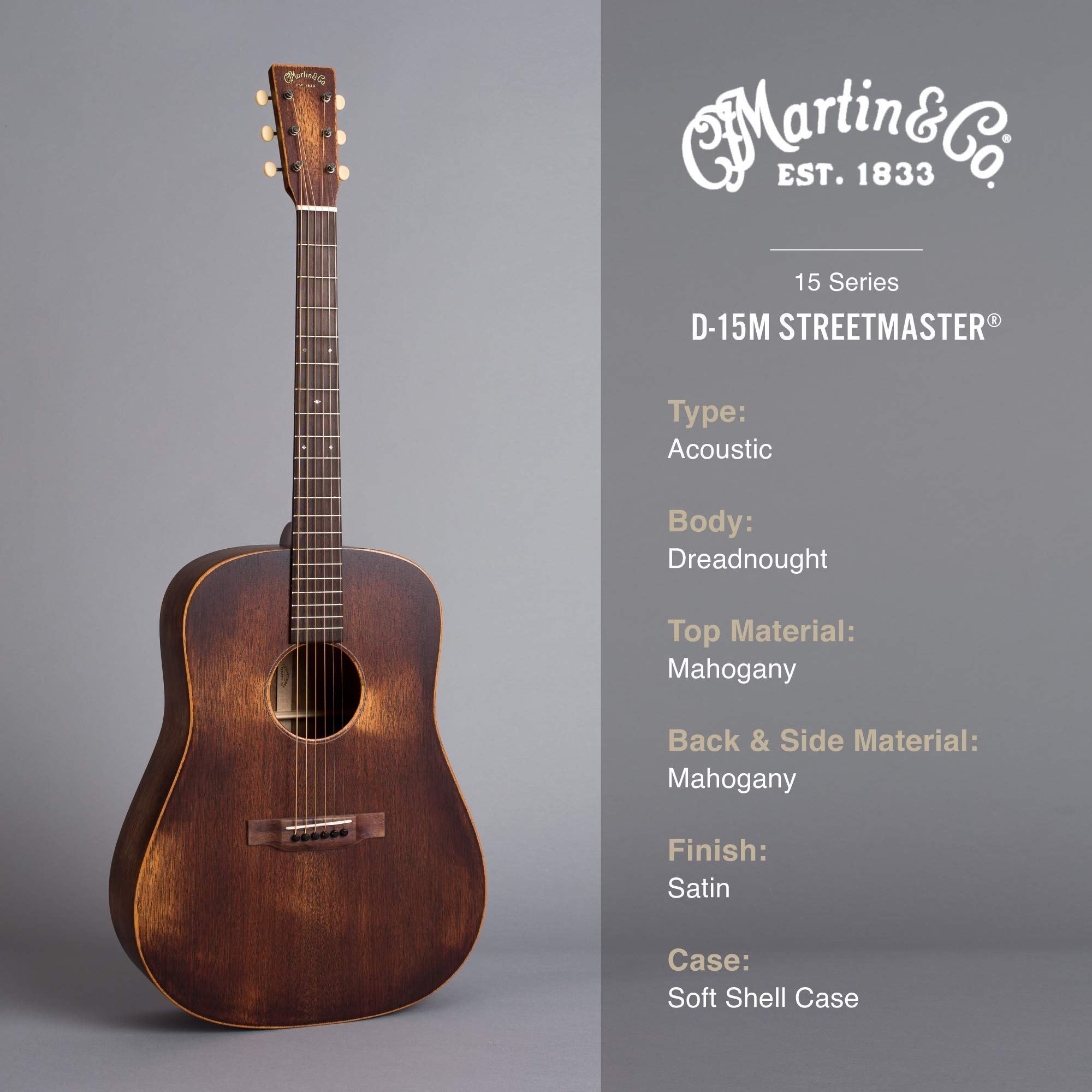 Amazon | Martin D-15M Street Master アコースティックギター