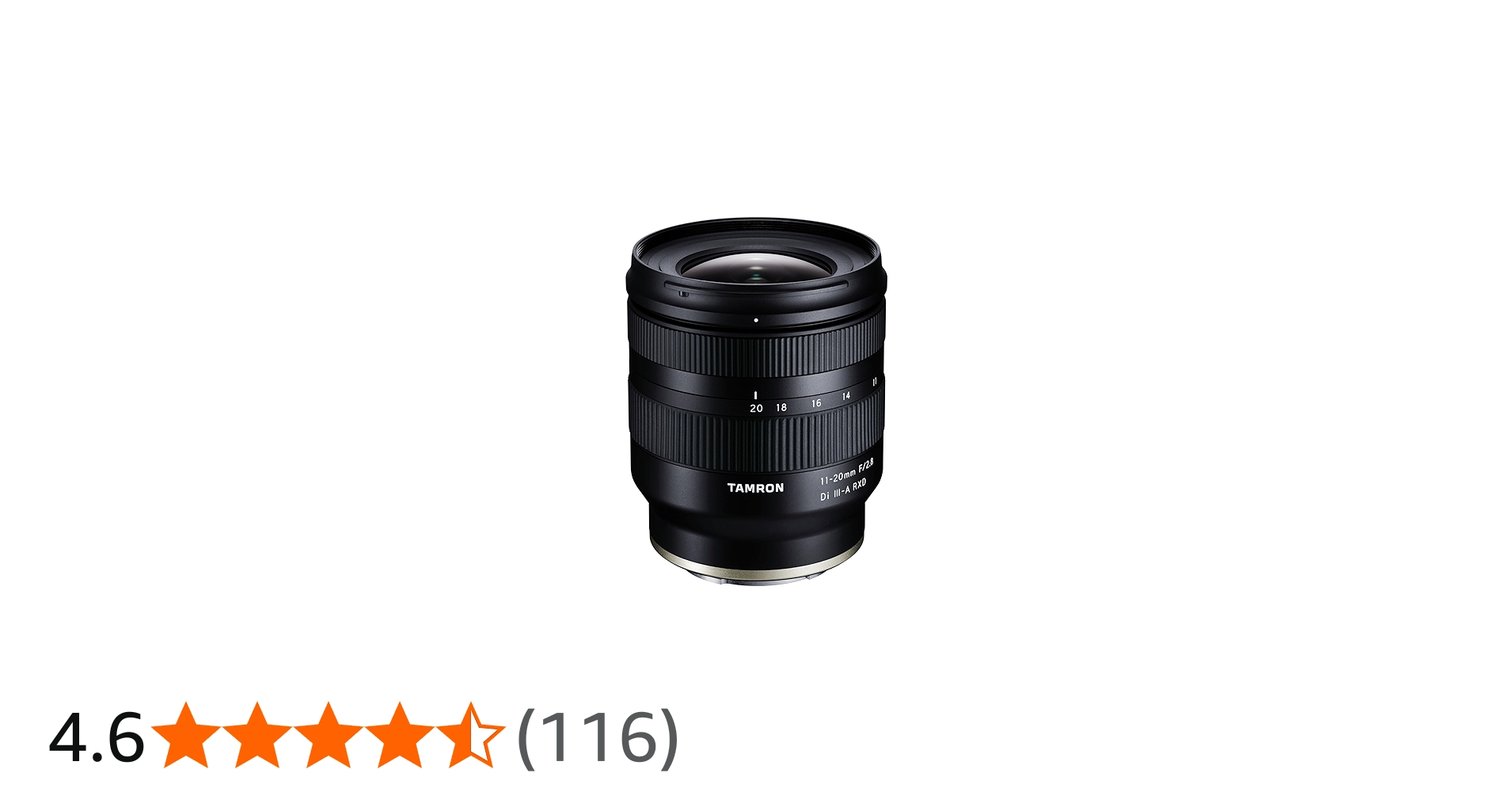 Amazon.co.jp: タムロン 11-20mm F2.8 Di III-A RXD ソニーEマウント用