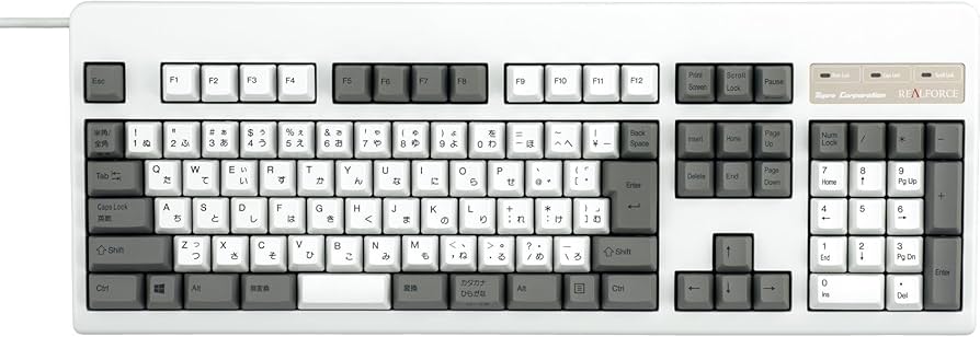 Amazon.co.jp: 東プレ キーボード REALFORCE108P-S 日本語配列 108key
