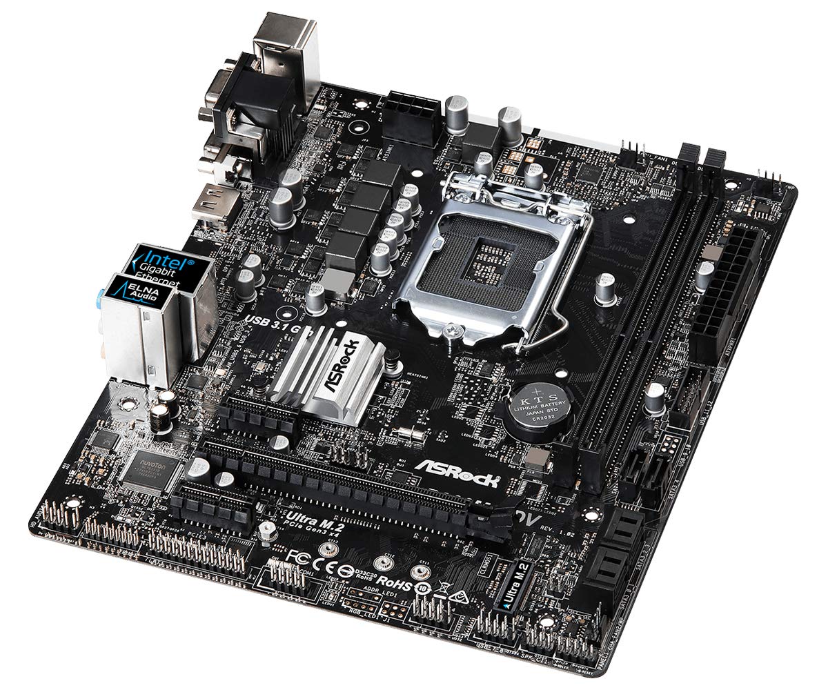 Amazon | ASRock Intel B360チップセット搭載 Micro ATXマザーボード