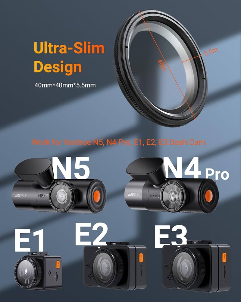 Amazon.com : Vantrue 40mm Ultra-Slim CPL Circular Polarizer Filter