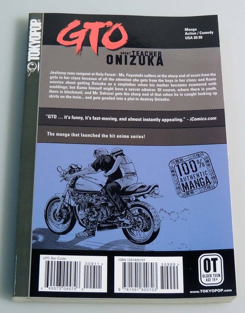 GTO: Great Teacher Onizuka, Vol. 9: Tohru Fujisawa: 9781591820703