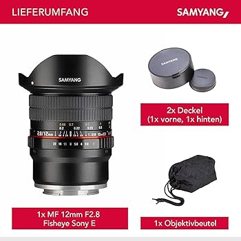 Amazon | SAMYANG 単焦点魚眼レンズ 12mm F2.8 フィッシュアイ ソニー