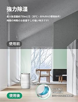 Amazon | 【1台2役＆PSE認証&1000ml】除湿機 兼 空気清浄機 空気清浄