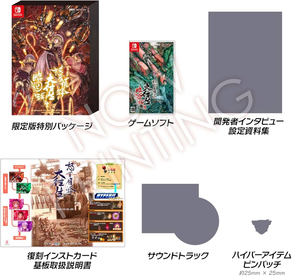 Amazon.co.jp: 怒首領蜂大往生 臨廻転生 限定版【同梱物】冊子