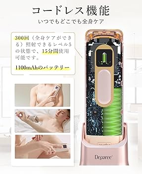 Amazon | 脱毛器 最大出力21J 無痛脱毛器 冷却機能付き だつもうき脱毛