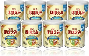 Amazon.co.jp: 【旧品】明治ほほえみ 800g ×8缶 粉末 [0ヵ月~1歳頃の