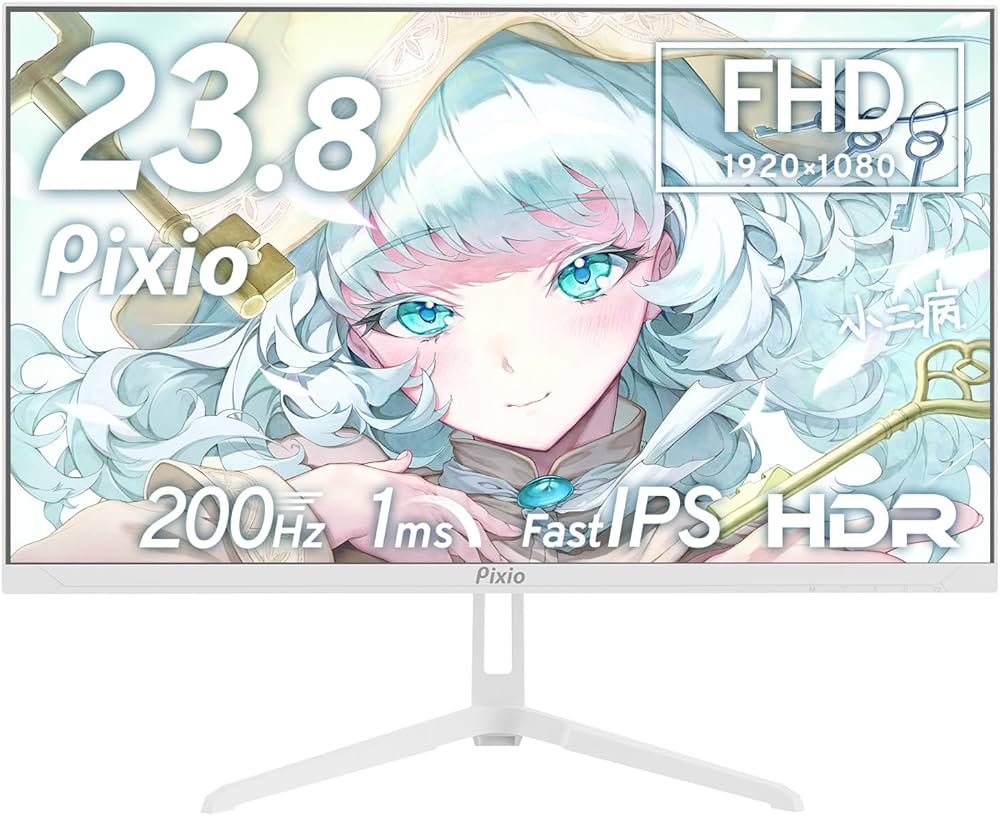 Amazon.co.jp: Pixio PX248 Wave Gaming Monitor, 23.8