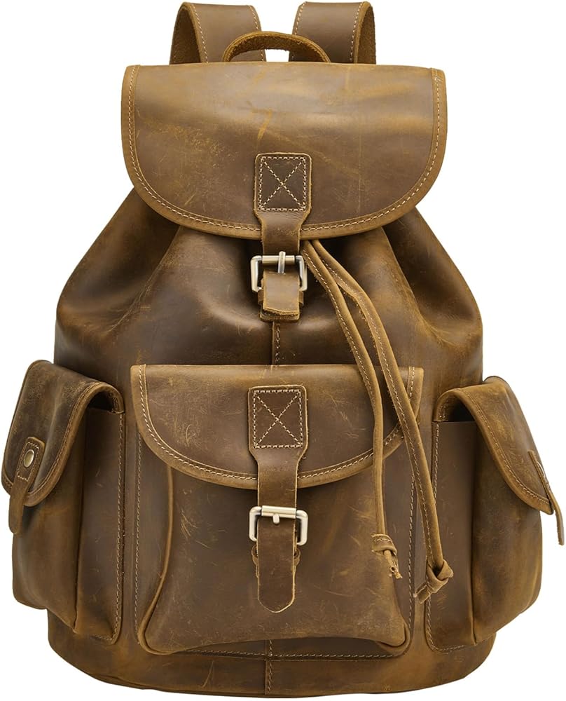 Amazon.com: BRASS TACKS Leathercraft Backpack for Men Women