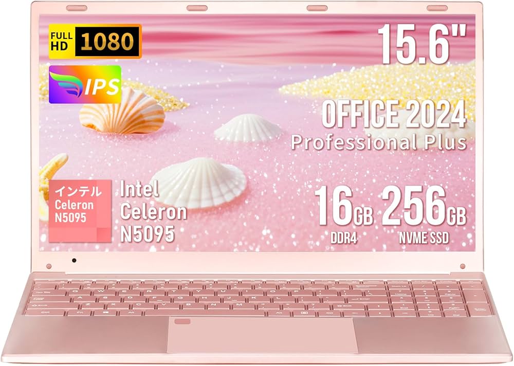 Amazon.co.jp: BINTECノートパソコン15.6型FHD薄型軽量ノートPC