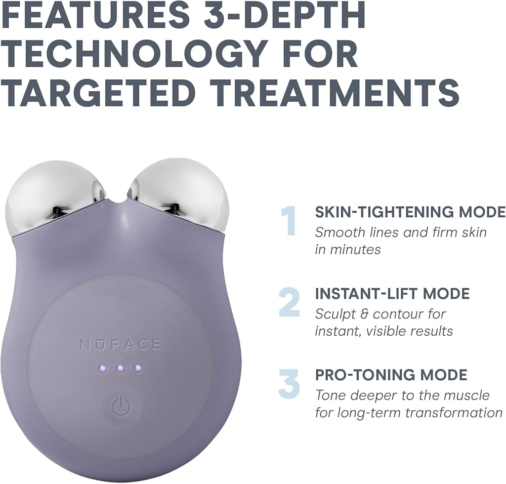 Amazon.com: NuFACE MINI+ Microcurrent Facial Device Kit - FDA