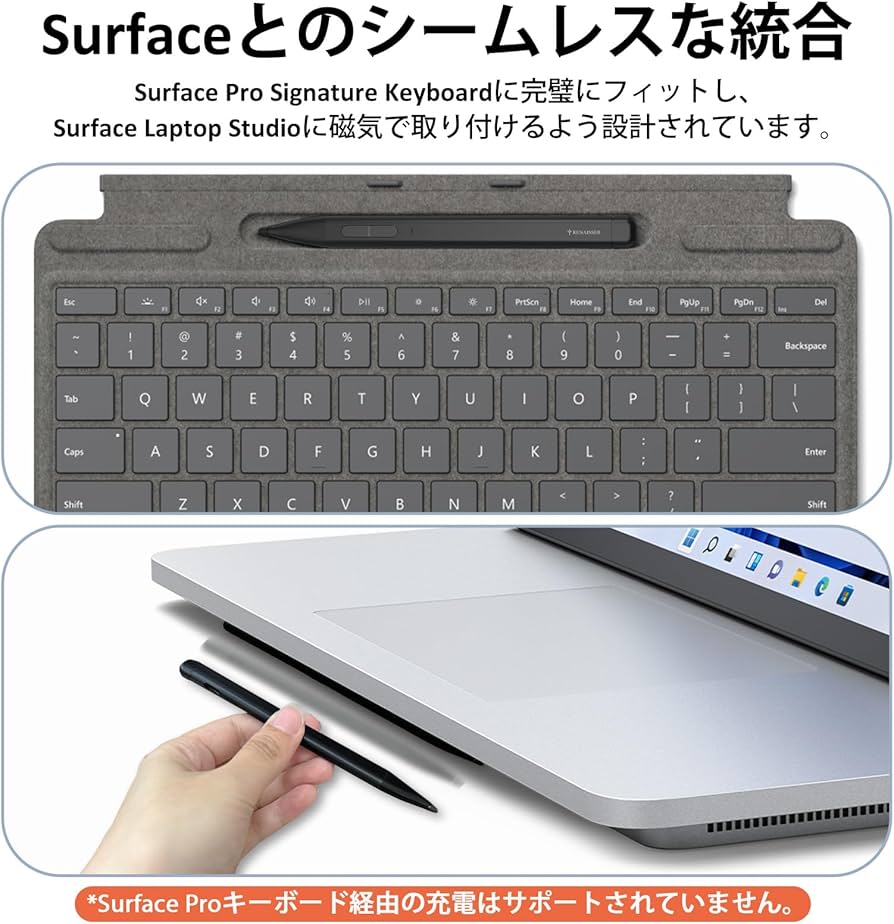 Amazon | 台湾RENAISSER スリム ペン 2、Surface用タッチペン、Surface