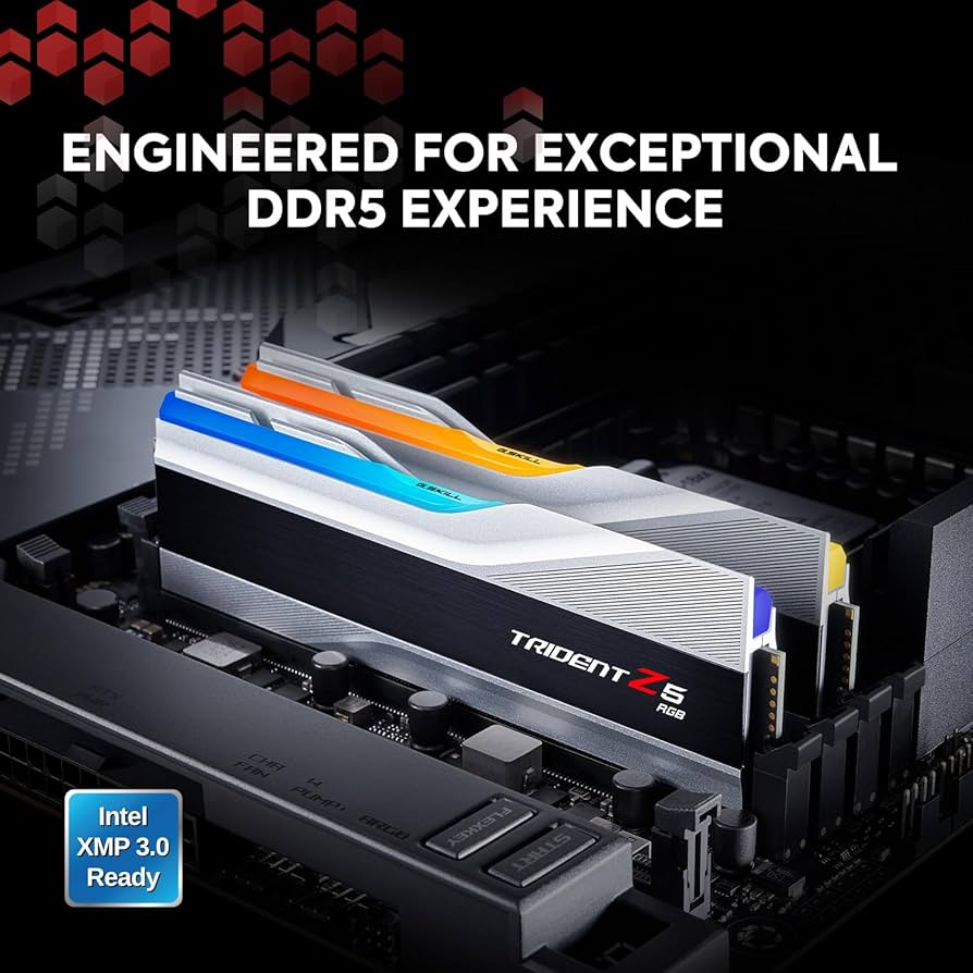 G.SKILL Trident Z5 RGB Series DDR5 RAM (Intel XMP 3.0) 48GB