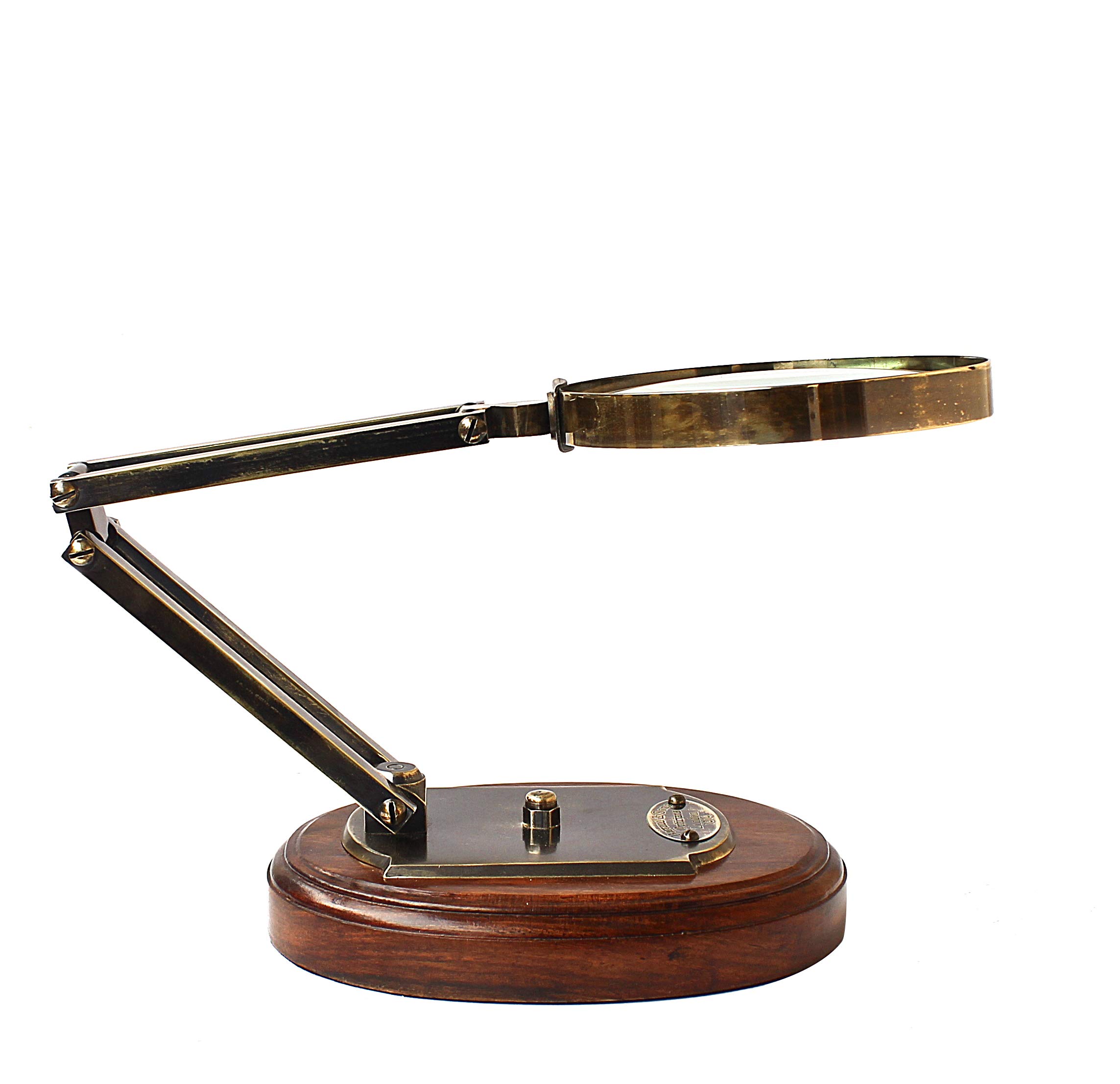 Amazon | アンティーク拡大鏡 Barraud & Sons London 真鍮 拡大鏡