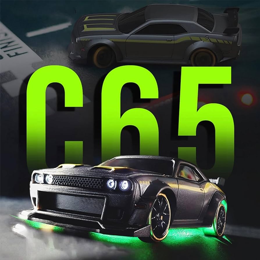 Amazon.co.jp: Turborc 1/76 ドリフトカー C65 ミニ RC カー、1:76