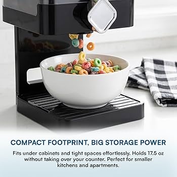 Amazon.com: Honey-Can-Do Zevro Compact Dry Food Dispenser, Single