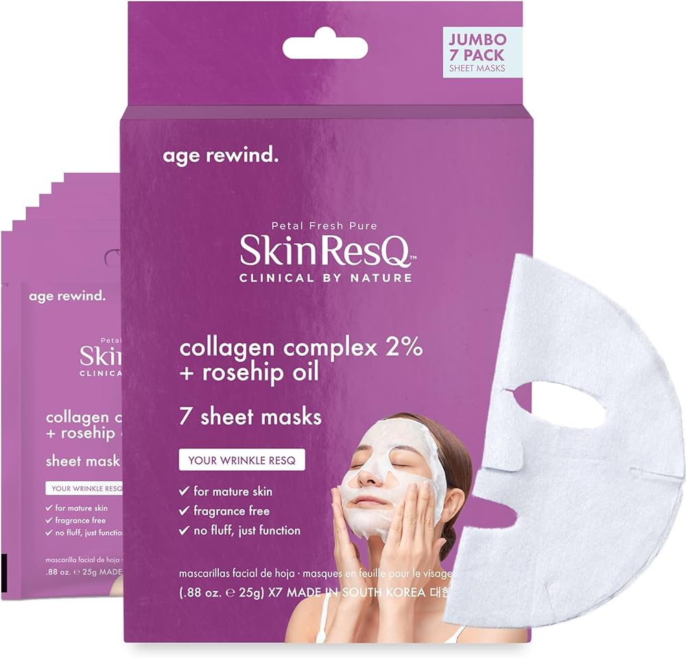 Amazon.com : Petal Fresh Skin ResQ Age Rewind Sheet Mask with