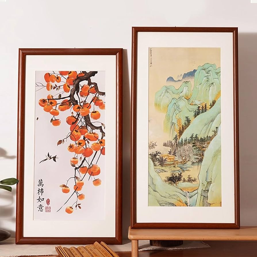 Amazon.co.jp: (40*80cm)ポスターフレーム 額縁 木製 高級 おしゃれ