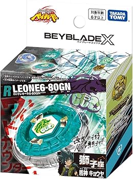 Amazon.com: Takara Tomy Beyblade X BX-00 Booster Rock Leone 6-80GN