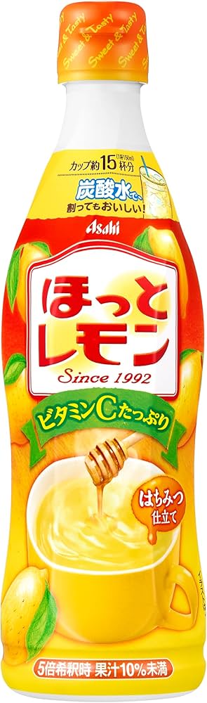 Amazon.co.jp: アサヒ飲料 ほっとレモン 470ml×12本 [希釈用] : 食品