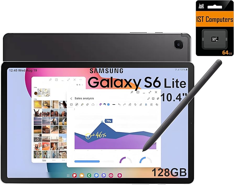 Amazon.com : Samsung Galaxy Tab S6 Lite Android Tablet (10.4