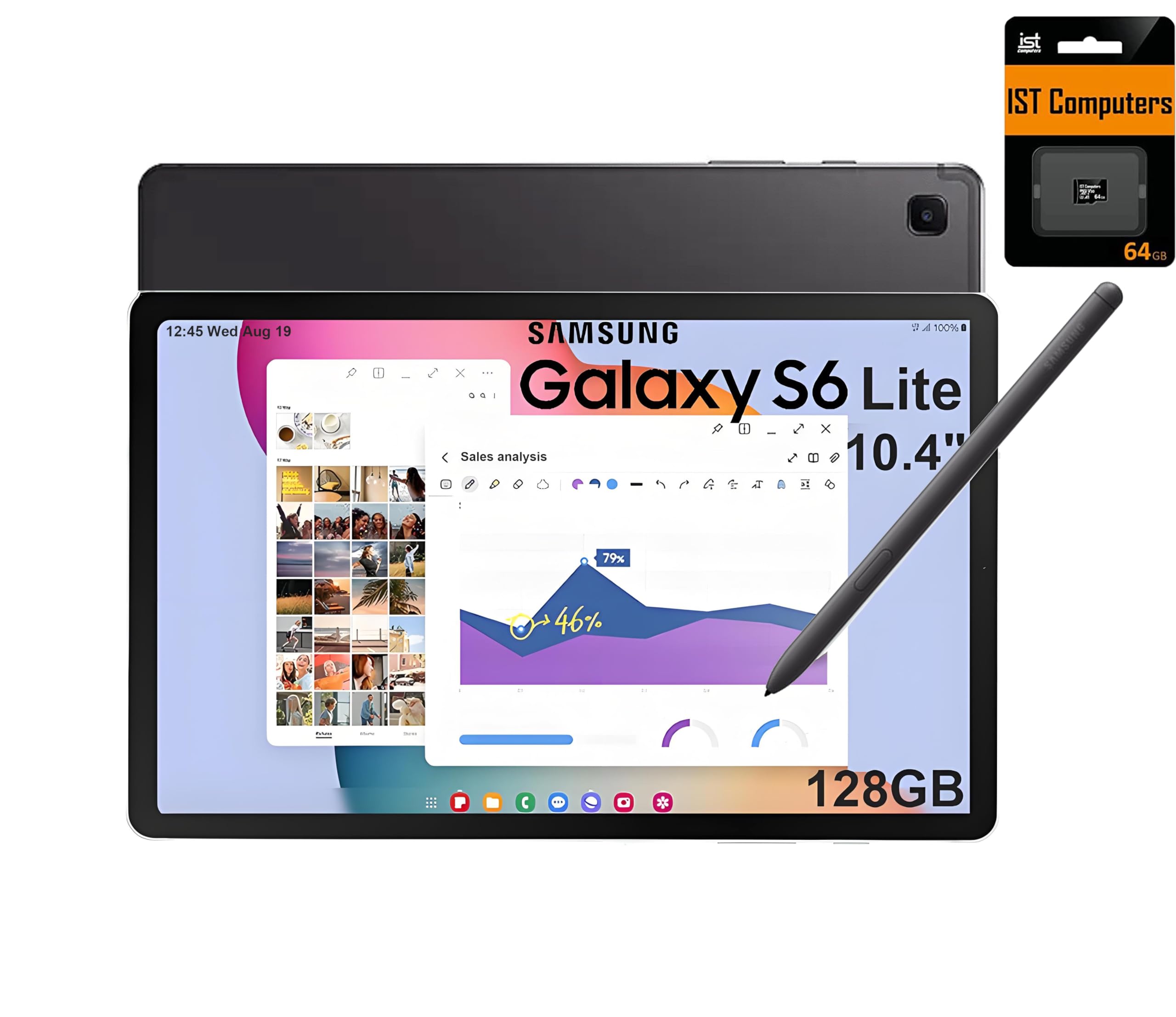 Amazon.com : Samsung Galaxy Tab S6 Lite Android Tablet (10.4